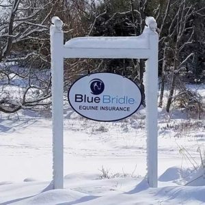 Blue Bridle Sign